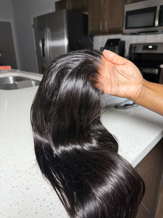 Natural Black Uncustomized Wig